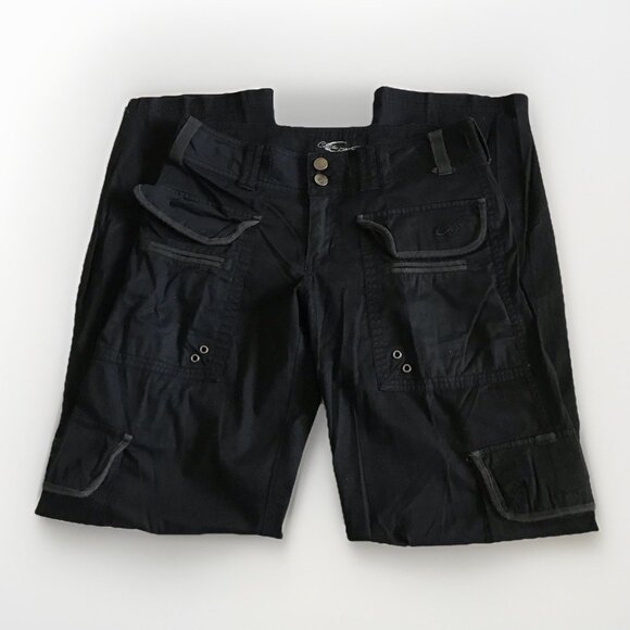 C’est Toi Black Low Rise Cargo Pants Ankle Zipper Junior’s Size 3 - Picture 11 of 12